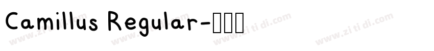 Camillus Regular字体转换 Camillus Regular字体转换
